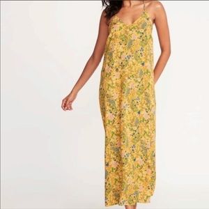 Yellow Floral Maxi dress